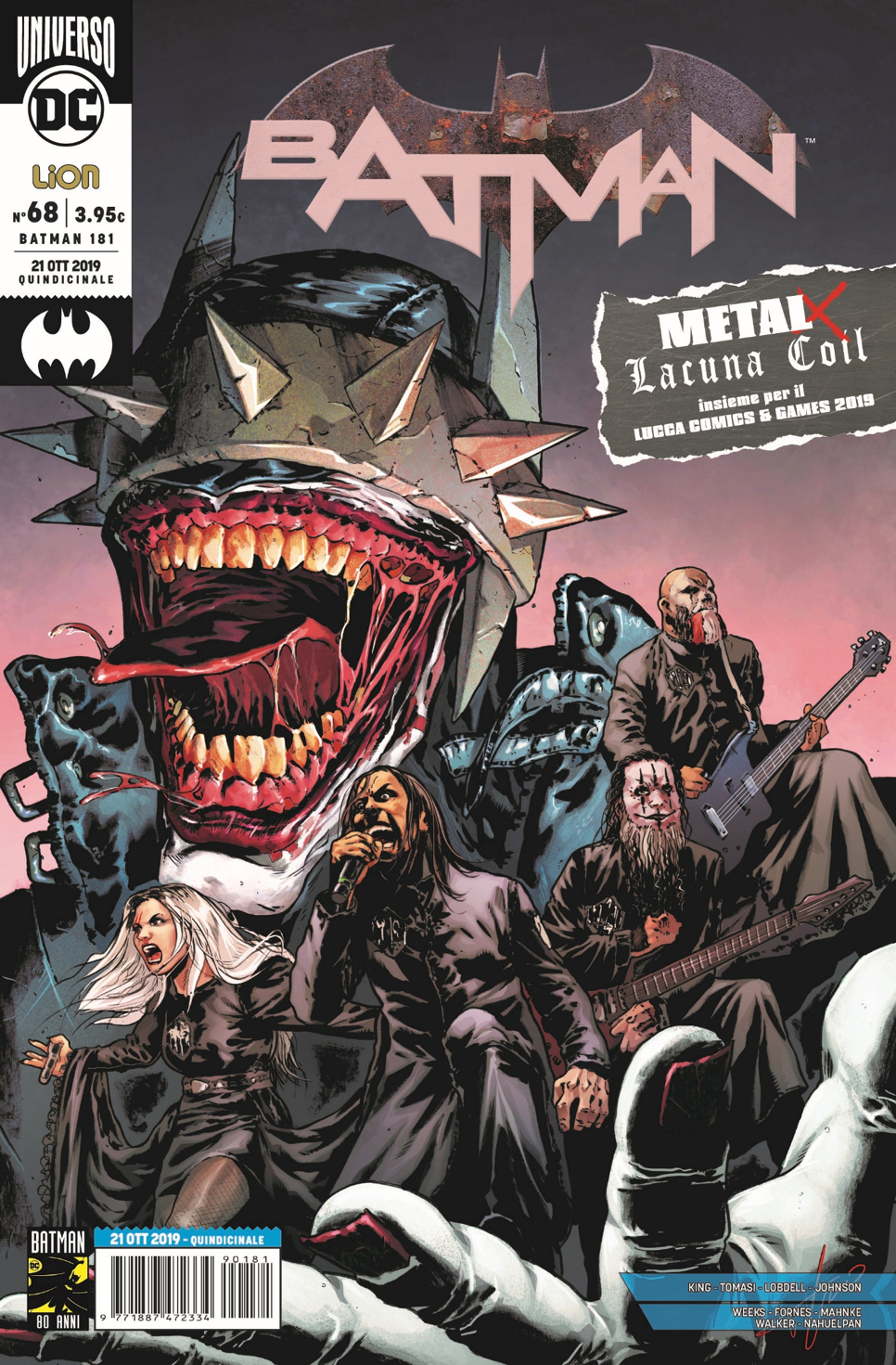 Lacuna Coil Helps Celebrate Batman's 80th Anniversary with Special  Comicbook - Ghost Cult MagazineGhost Cult Magazine