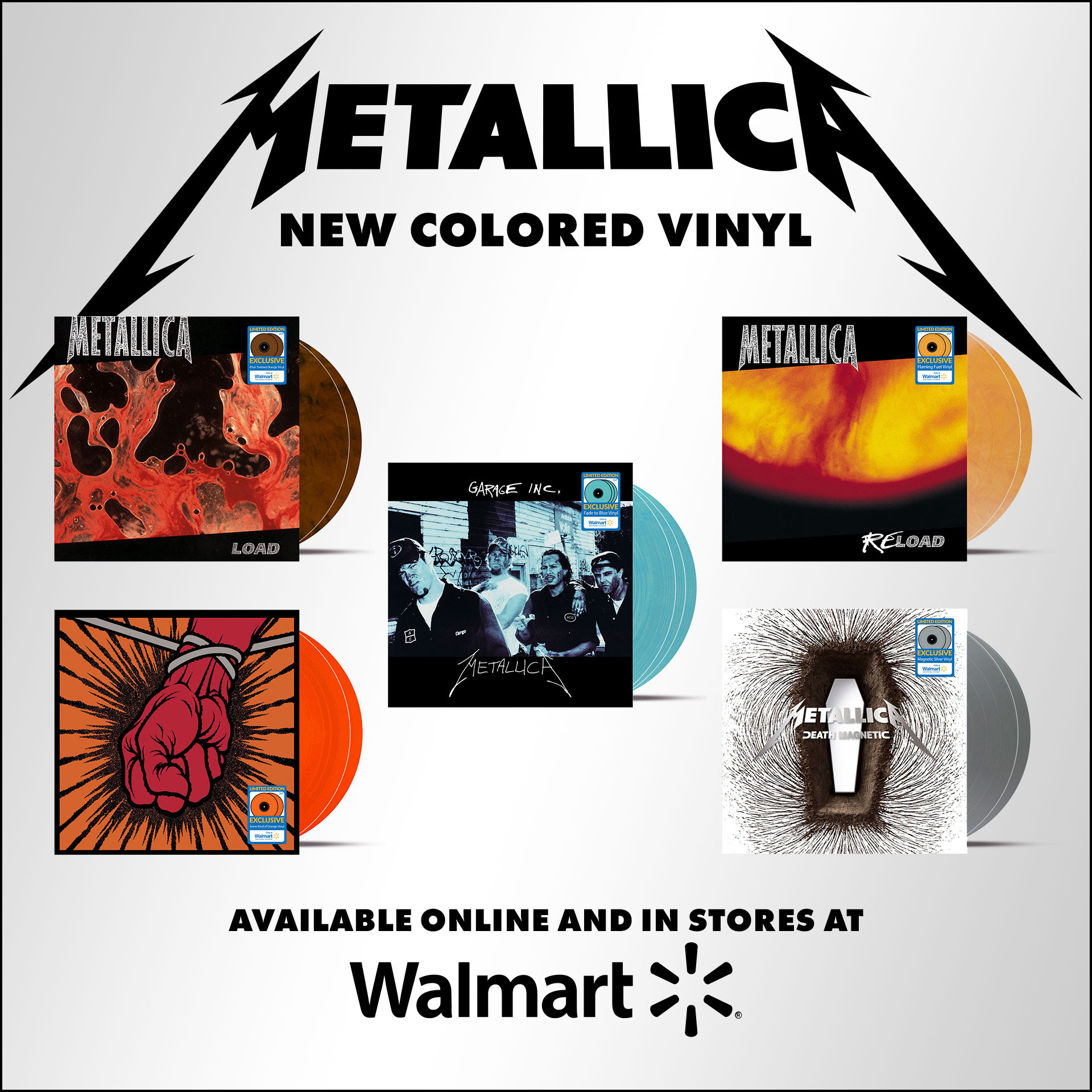 Metallica and Wal-Mart Release Wave 2 of Limited-Edition Color Vinyl