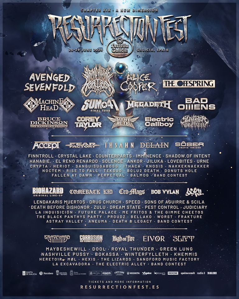 CONFIRMED: Avenged Sevenfold are headlining Download Festival 2024 (14-16th  June) : r/avengedsevenfold
