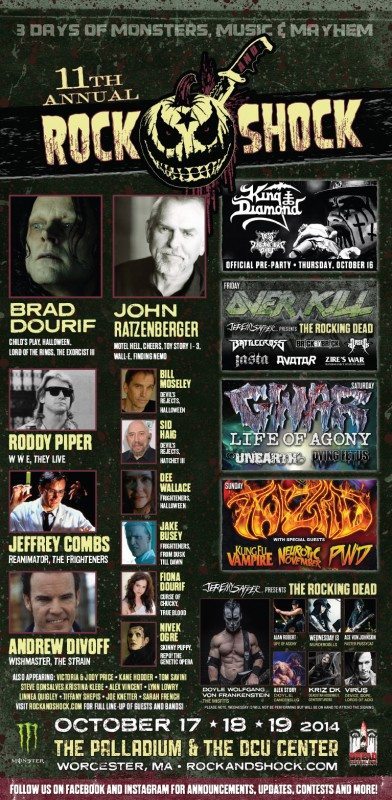 rock and shock poster