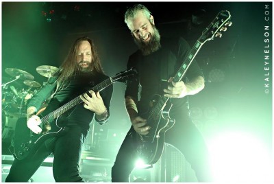 Niklas Engelin and Bjorn Gelotte of In Flames. Photo By Kaley Nelson