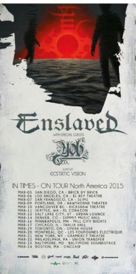 enslaved yob tour
