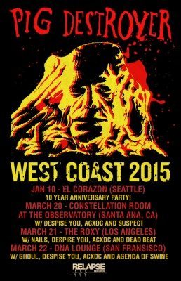 pig destroyer tour