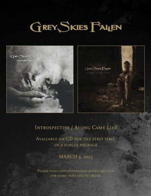 grey skies fallen introspective along came life