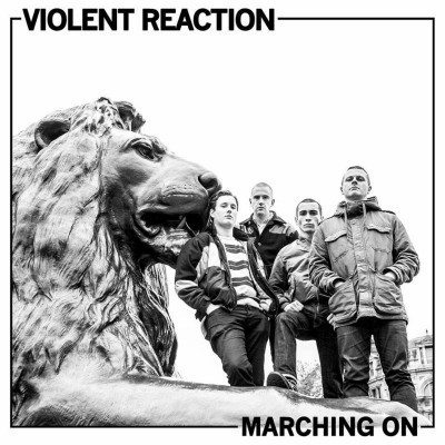 violent reaction marching on