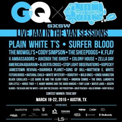 GQ X SXSW live jam in the van sessions