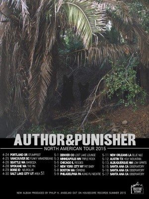 author and punisher north american tour 2015