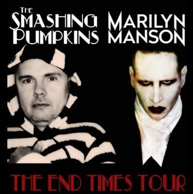 pumpkins manson end times tour poster