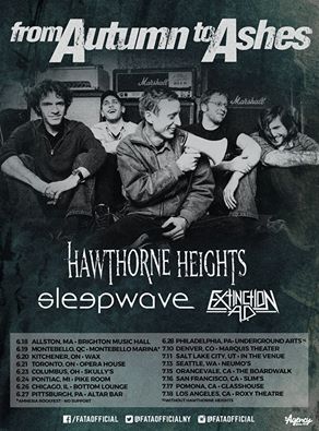 from autumn to ashes hawthorne heights sleepwave extinction ad
