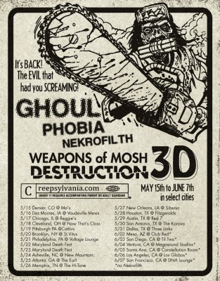 ghoul phobia nekrofilth