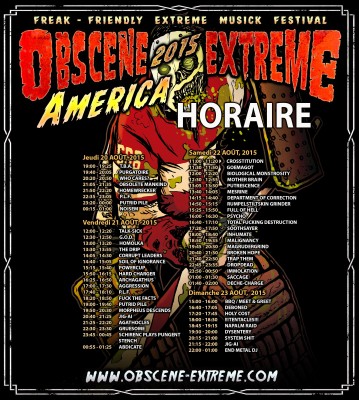 obcene extreme fest can French poster