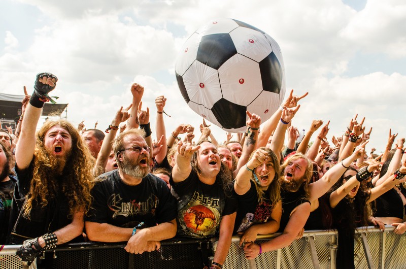 Crowd at Bloodstock Open Air 2015, photo credit Sabrina Ramdoyal