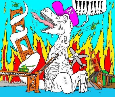 mc lars the zombie dinosaur lp