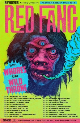 Red Fang Tour poster