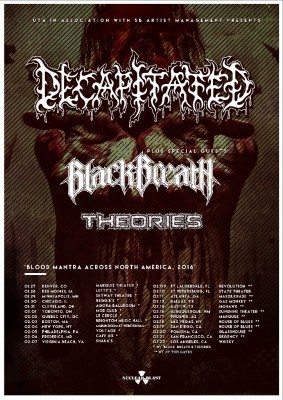 decapitated black breath theories us tour 2016