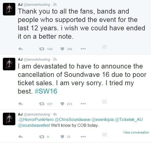 soundwave cancelled