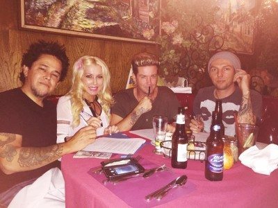 Unwritten Law with El Hefe of NOFX and his wife Jen Abeyta.