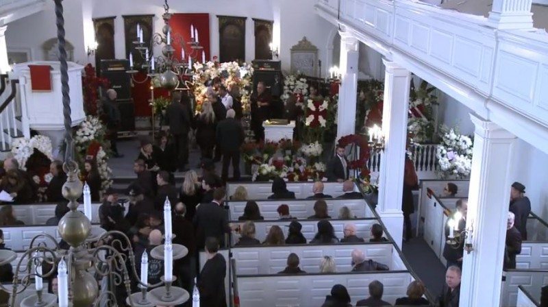 screenshot of lemmys funeral