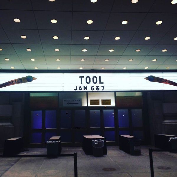 tool at Bill Graham arena