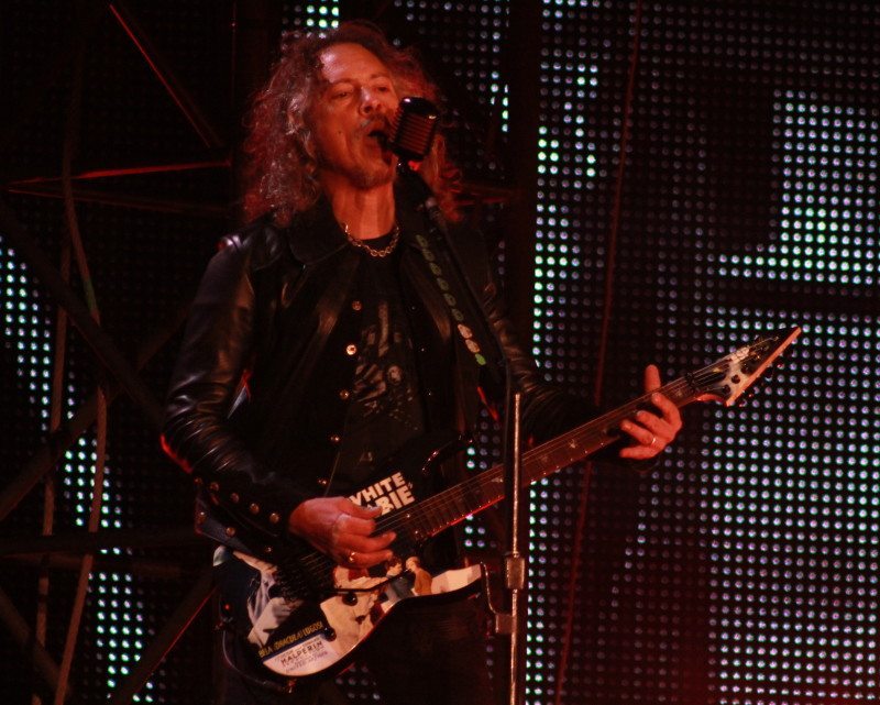 Kirk Hammett of Metallica,, by Victoria Anderson ghostcultmag