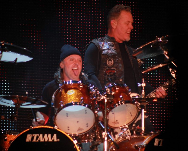 Lars Ulrich of Metallica, by Victoria Anderson