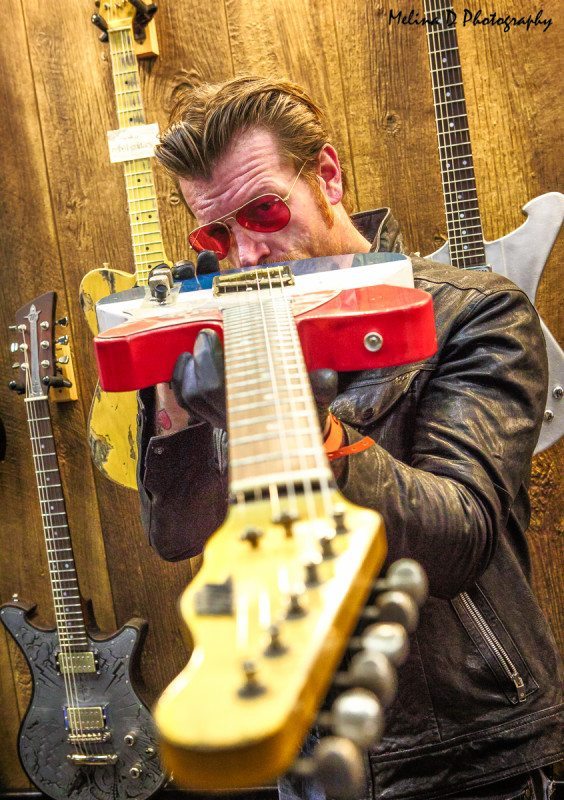Jesse Hughes of Eagles of Death Metal at The NAMM Show, by Melina D Photography