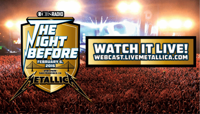 The Night Before Metallica live stream ghostcultmag