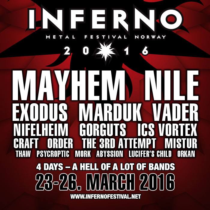 Inferno Festival 2016: Part 1: Various Venues - Oslo, NO - Ghost Cult  MagazineGhost Cult Magazine