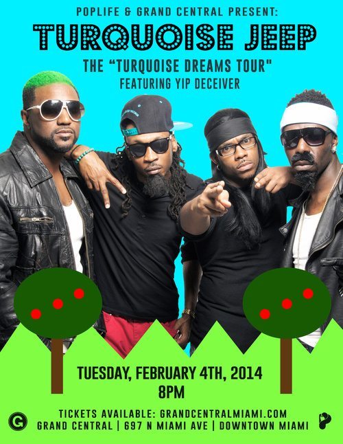 turquoise jeep