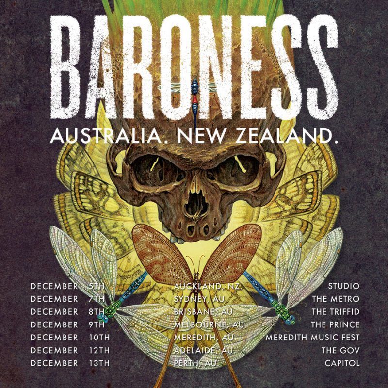 Baroness Australia And New Zealand tour 2016 ghostcultmag
