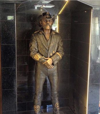 Lemmy Statue at The Rainbow Bar and Grill
