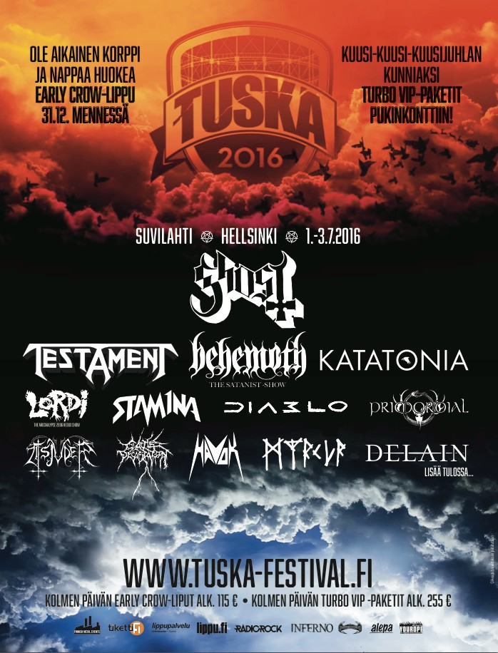 Tuska Festival 2016: Day Two – Helsinki, Finland - Ghost Cult MagazineGhost  Cult Magazine