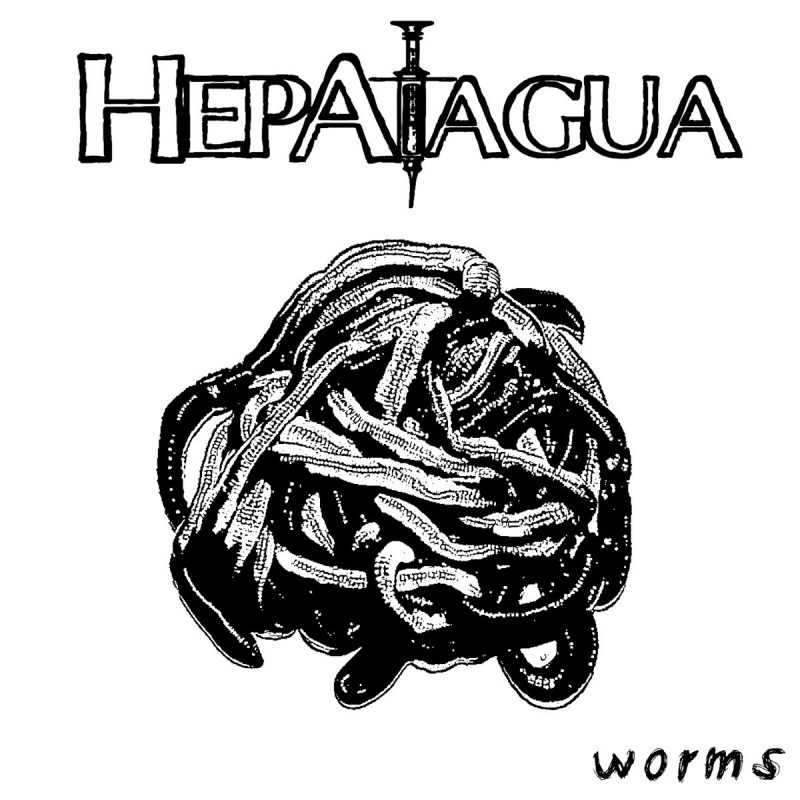 Hepatagua Worms EP cover ghostcultmag