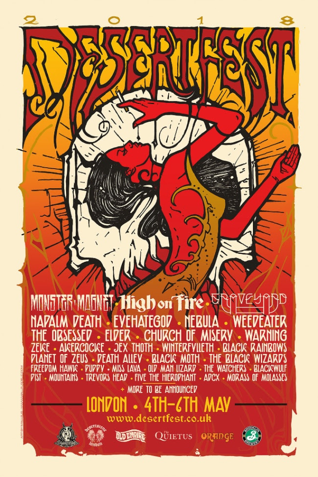 Desertfest UK Adds High On Fire As Final Headliner, The Obsessed, Church Of  Misery, Death Alley And More Added To Lineup - Ghost Cult MagazineGhost  Cult Magazine