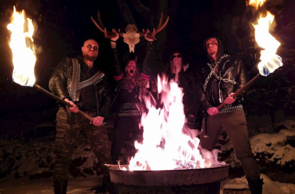  Flame band photo, Kuopio Finnish black thrash metal, Ignis Draconis Daemonicus era, 2026