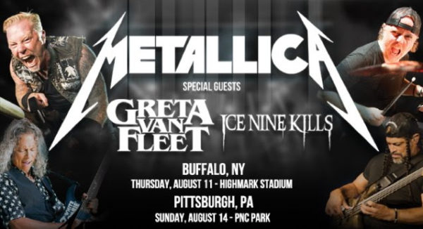 Metallica with Special Guests Greta Van Fleet and Ice Nine Kills