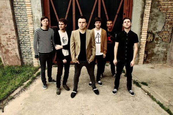 Say Anything band promotional photo featuring Max Bemis, emo pop punk,