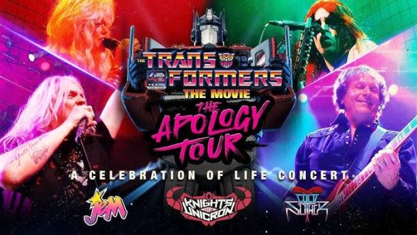The Transformers The Movie 40th Anniversary Celebration of Life Concert at House of Blues San Diego July 23 2026 featuring Knights of Unicron, Cold Slither, and Britta Phillips