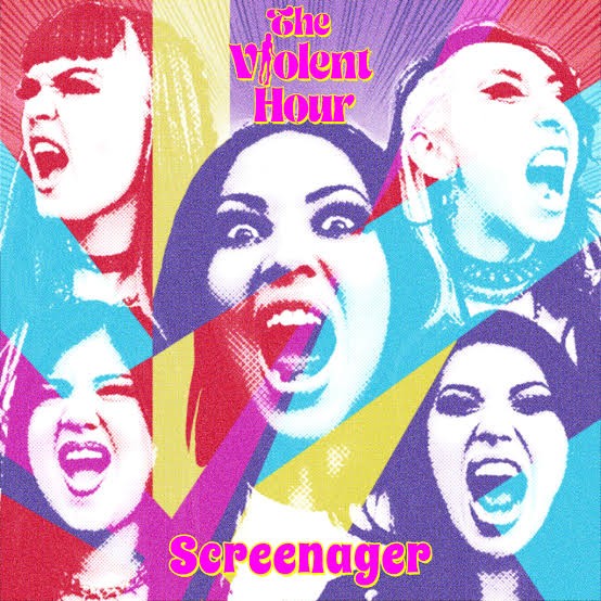 The Violent Hour Screenager single artwork, Carla Harvey and Charlie Benante, 2026